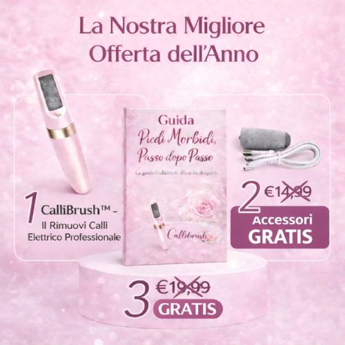 CalliBrush™ - Il Rimuovi Calli Elettrico Professionale